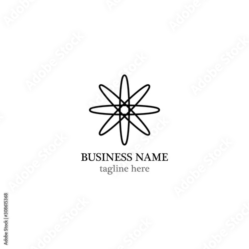 Fototapeta Naklejka Na Ścianę i Meble -  Global logo template vector icon design