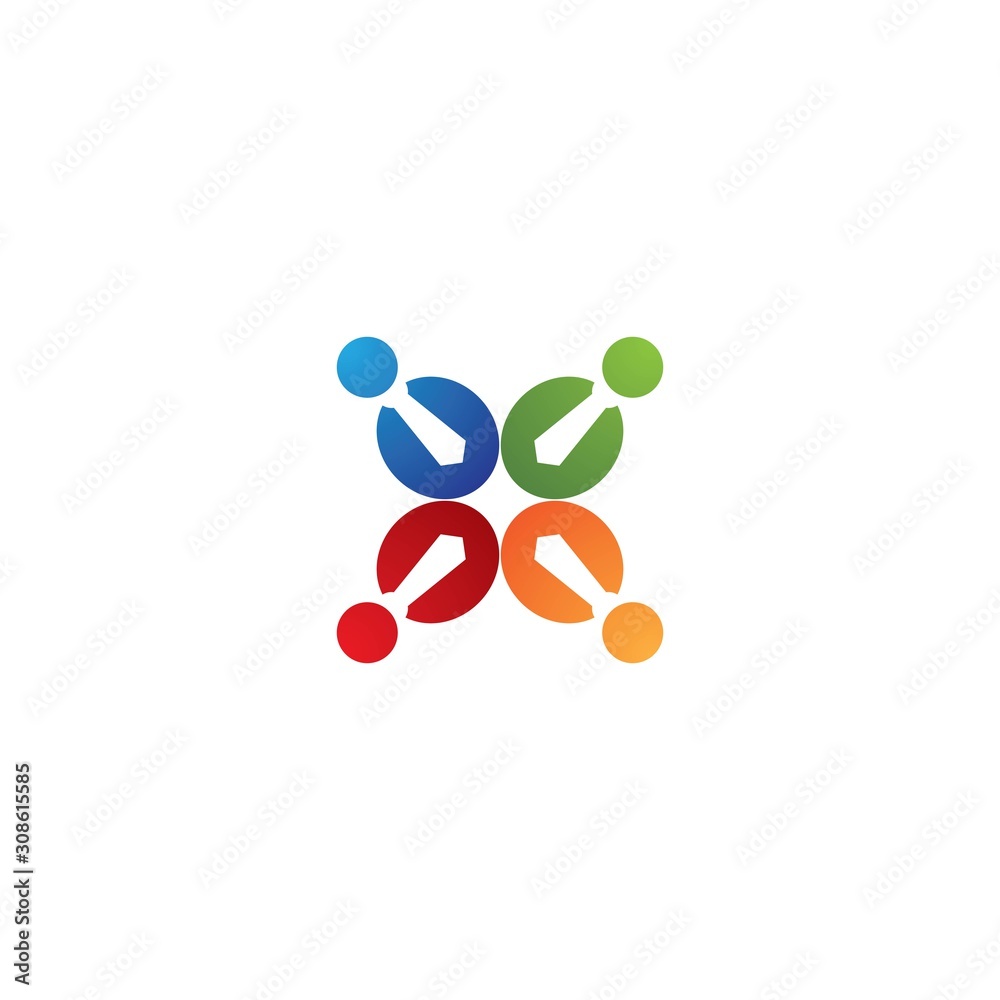 community logo template vector icon design community logo template vector icon design