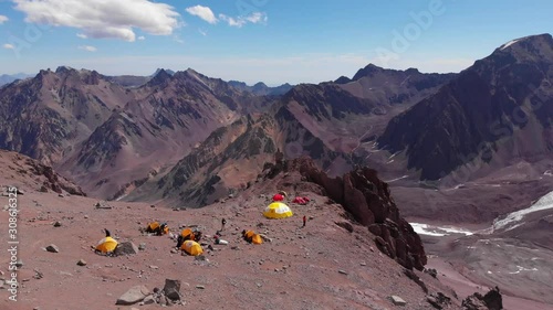 Camp 1 Canada on Aconcagua
