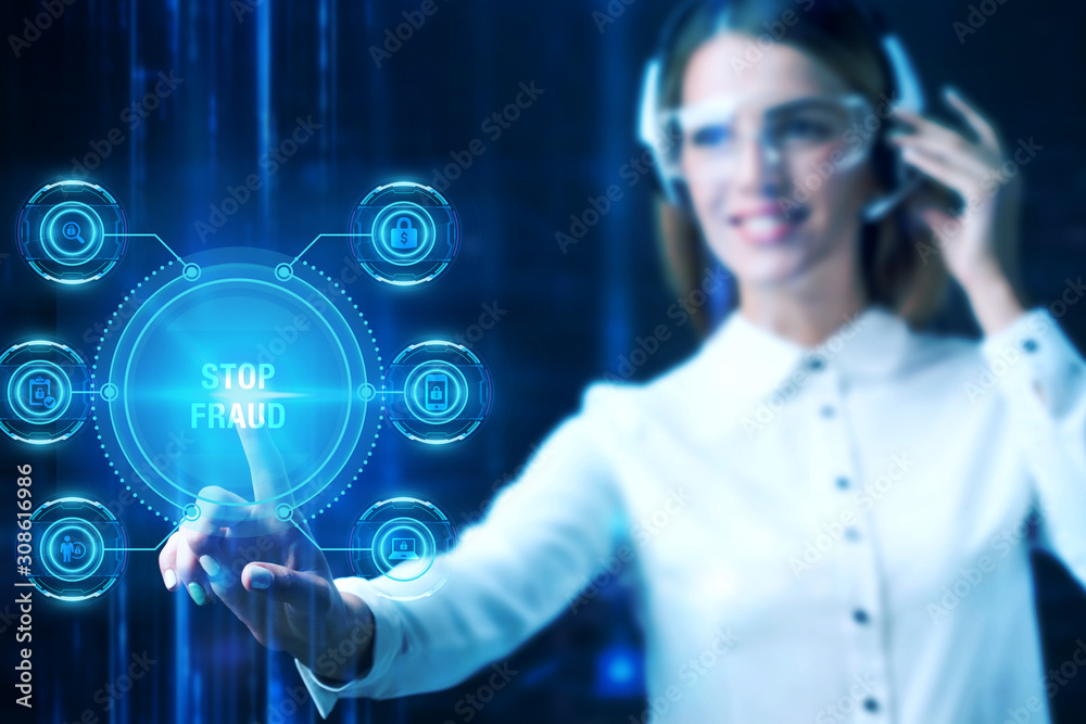 Cyber Security Data Protection Business Technology Privacy concept. Businessman presses a button Stop fraud on the virtual screen tablet future. Cyber Security Data Protection Business Technology Privacy concept. Businessman presses a button Stop fraud on the virtual screen tablet future.
