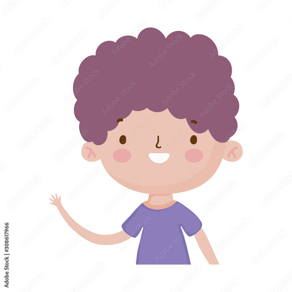 cute little boy cartoon character portrait cute little boy cartoon character portrait