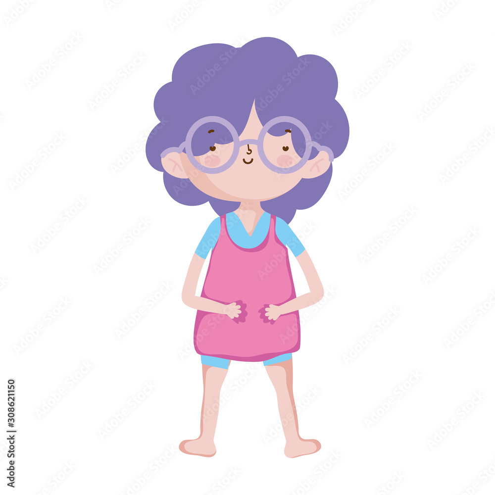 cute little boy with glasses cartoon character design cute little boy with glasses cartoon character design