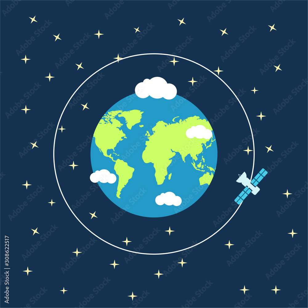 Fototapeta premium Global Communication Globe And Geography Vector Icons Set For Web, Internet, Print