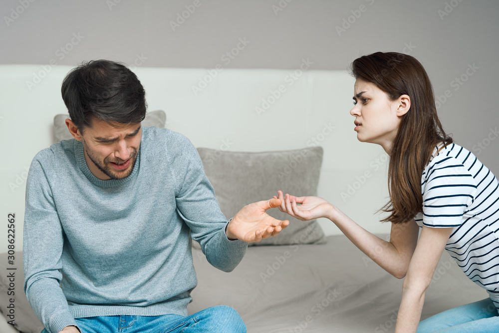 couple using digital tablet at home couple using digital tablet at home