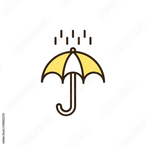 umbrella isolated on white background