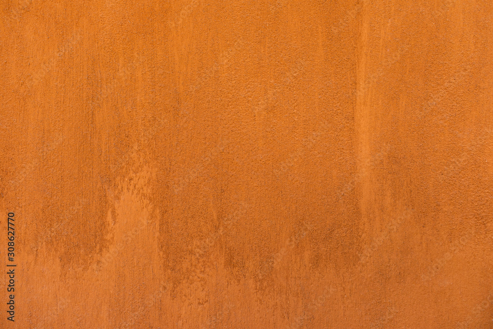 Traditional moroccan terracotta colored background. Orange or ocher clay  wall texture. Painted shabby concrete. Stock Photo | Adobe Stock