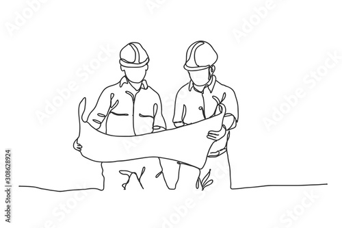 line construction,Civil engineer,Architects and worker,vector design