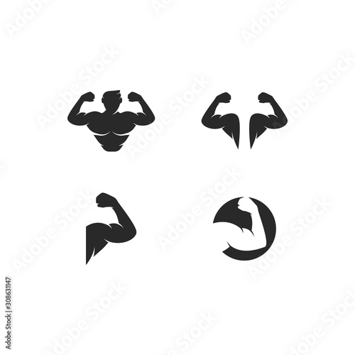Fitness logo vector