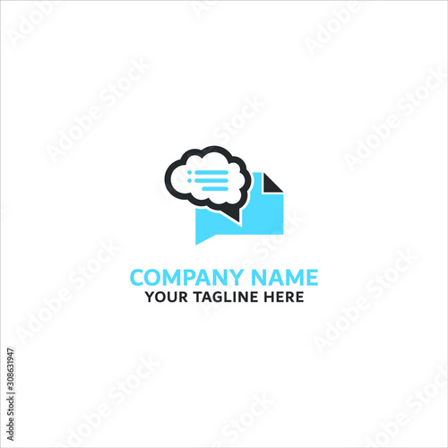 Free Download BRAIN NOTES LOGO DESIGN - GFXLoad