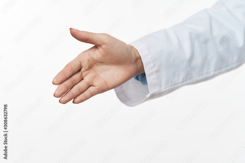 hand with thumb up isolated on white background hand with thumb up isolated on white background