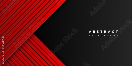 Abstract 3d red background with blank space of paper layer