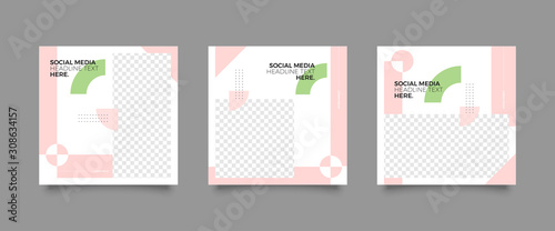 Editable simple corporate posts, square design ads for banners, Promotion bloggers, designers, shop owners, entrepreneurs and businesses. Social media template.	
