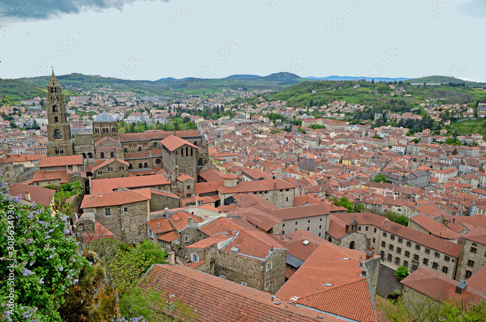 Le Puy Cathedral sometimes referred to as the Cathedral of Our Lady of the Annunciation, is a Roman Catholic church located in Le Puy-en-Velay, Auvergne, France. The cathedral is a national monument.