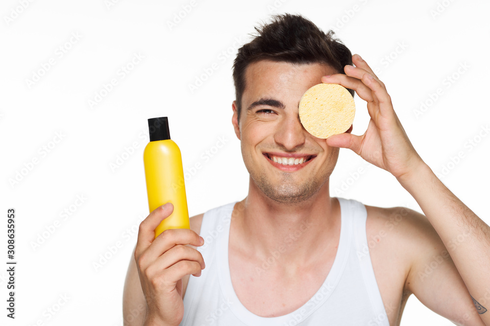 man drinking orange juice isolated on white man drinking orange juice isolated on white