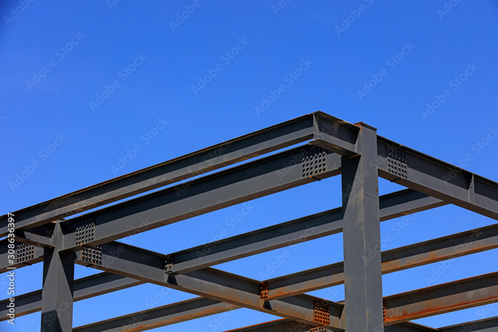 Steel structure of construction site Steel structure of construction site