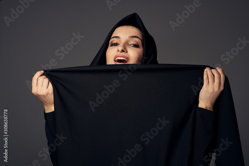 woman with book