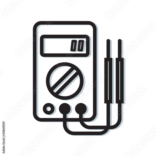 Digital Multimeter Instrument Icon