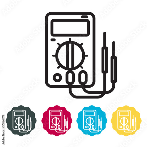 Digital Multimeter Instrument Icon