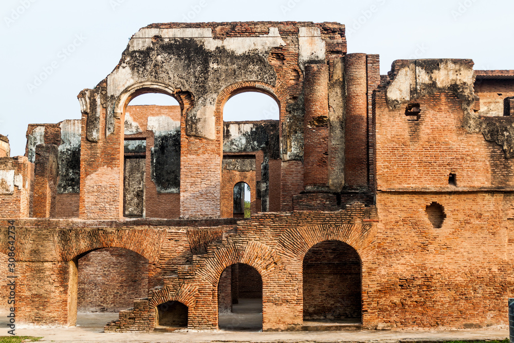 Ruins of the Residency Complex in Lucknow, Uttar Pradesh state, India