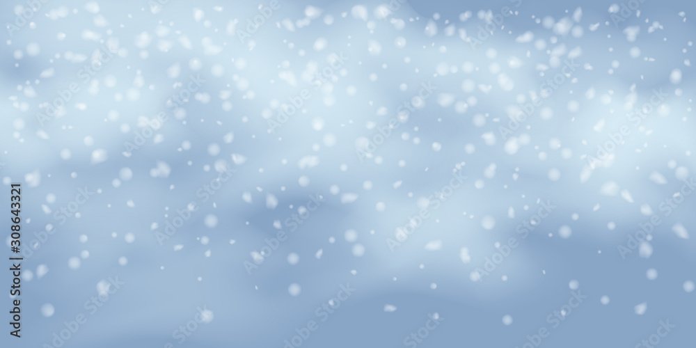 Snowflakes, snowfall. Snowflakes, snowfall.