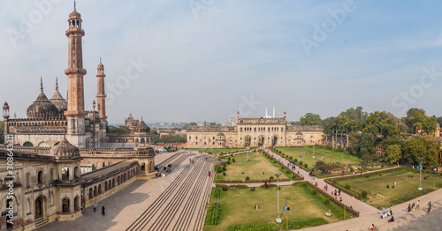 LUCKNOW, INDIA - FEBRUARY 3, 2017: Asfi mosque at Bara Imambara complex in Lucknow, Uttar Pradesh state, India