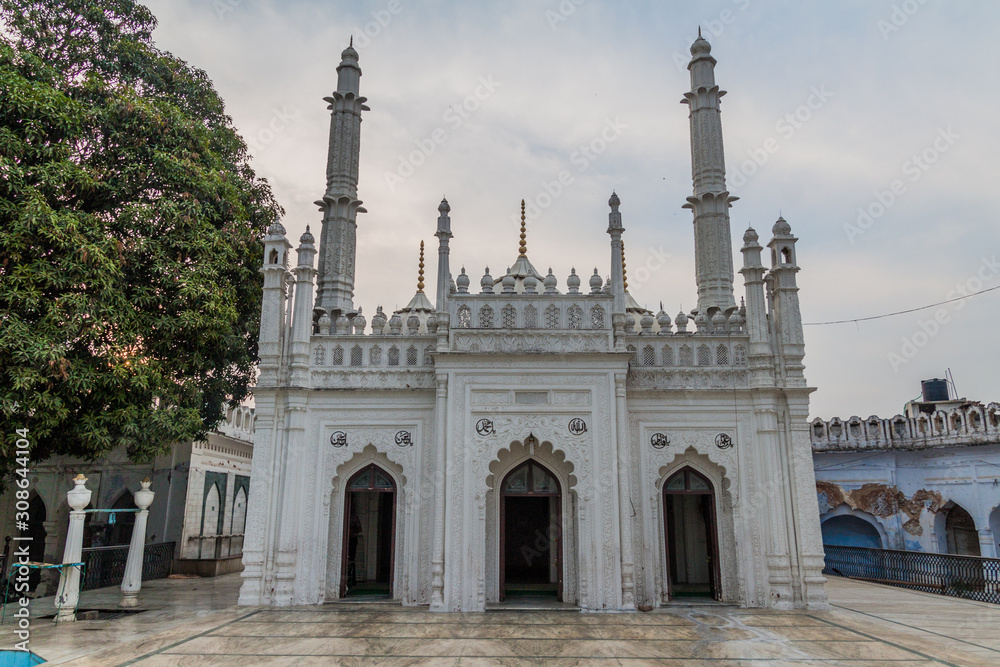 Husainabad mosque at Chota Imambara complex in Lucknow, Uttar Pradesh state, India