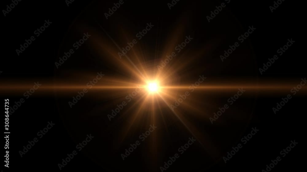 sun light lens flares art animation background