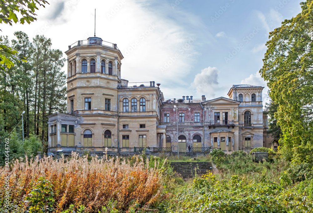 Palace of the Grand Duke Mikhail Nikolaevich. Manor Mikhailovka. Peterhof. St. Petersburg. Russia
