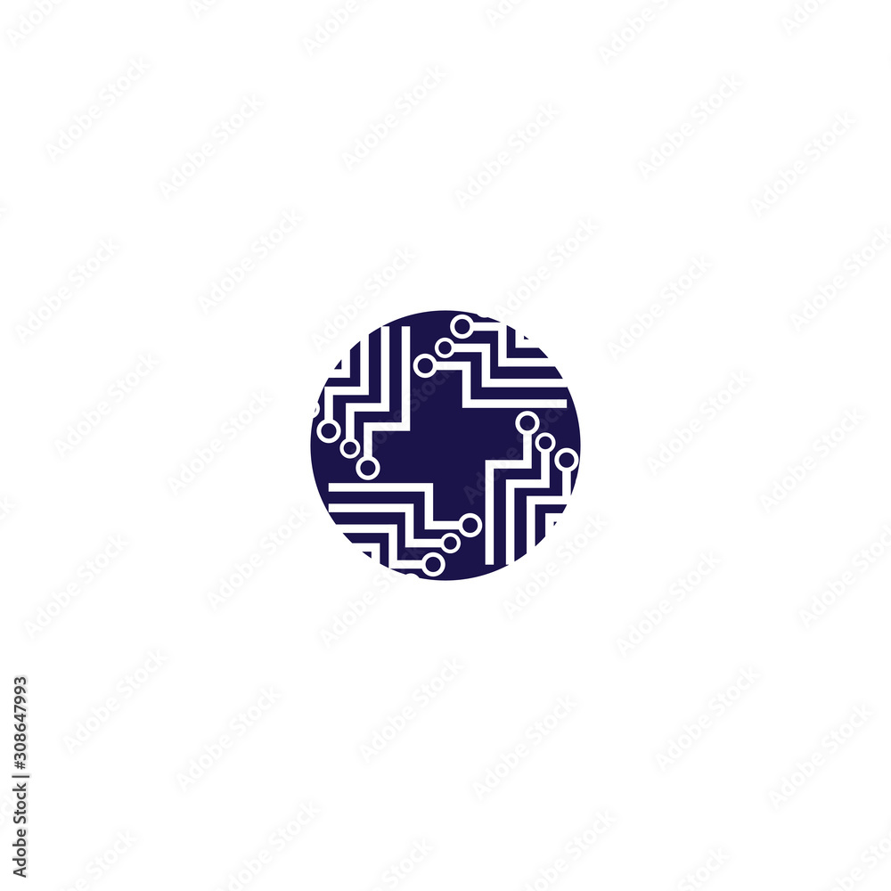 circuit logo technology vector template circuit logo technology vector template