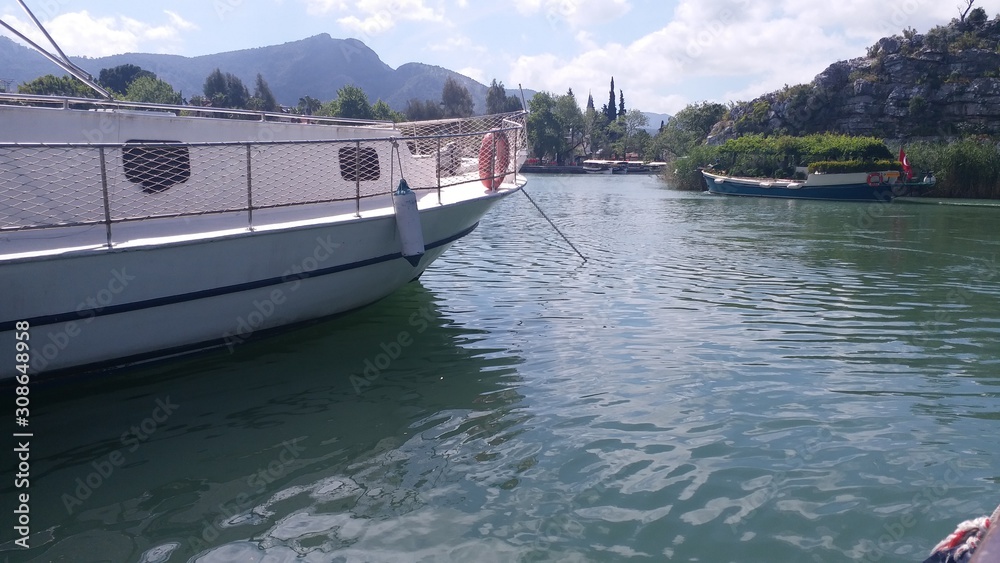 boat on the river boat on the river