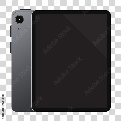 tablet icon on a white background for mockup. vector illustration elements