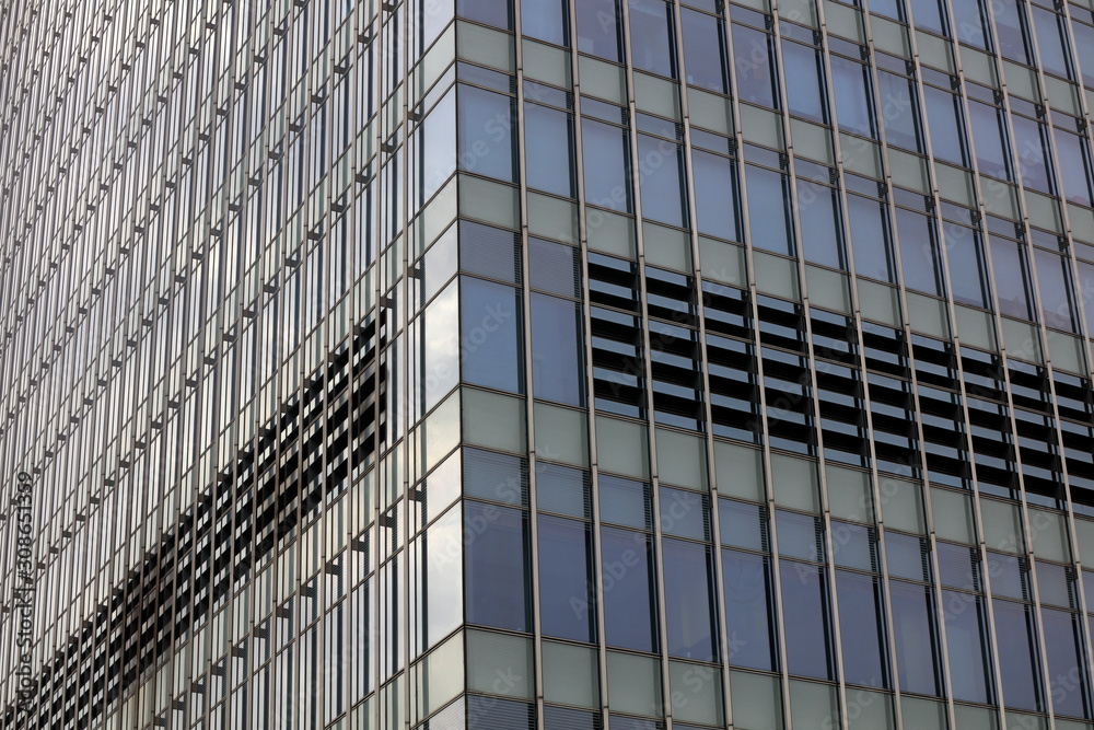 Architectural Landscape of Urban Glass Building Architectural Landscape of Urban Glass Building