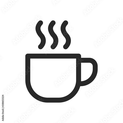 Cup of coffee icon vector logo symbol illustration EPS 10