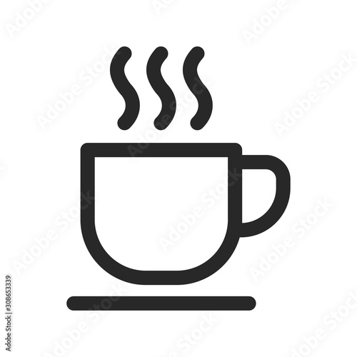 Cup of coffee icon vector logo symbol illustration EPS 10