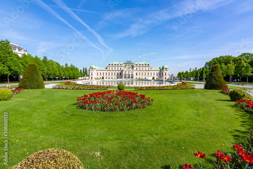 Upper Belvedere palace in Vienna, Austria © Mistervlad