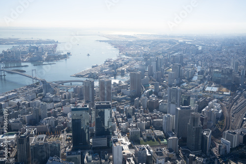 東京都心の空撮