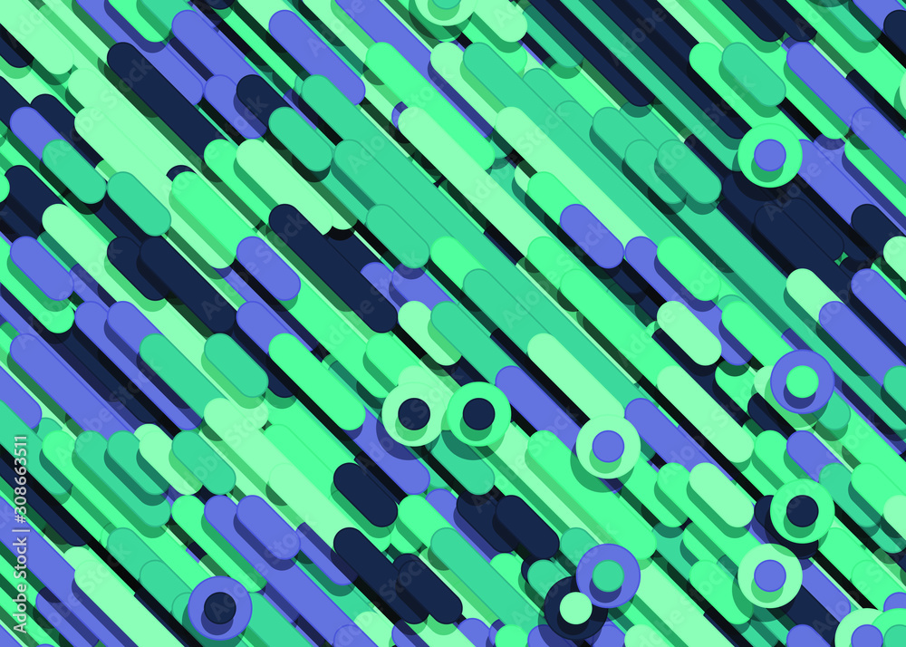 Color Abstract Lines and Circles Generative Art background illustration Color Abstract Lines and Circles Generative Art background illustration