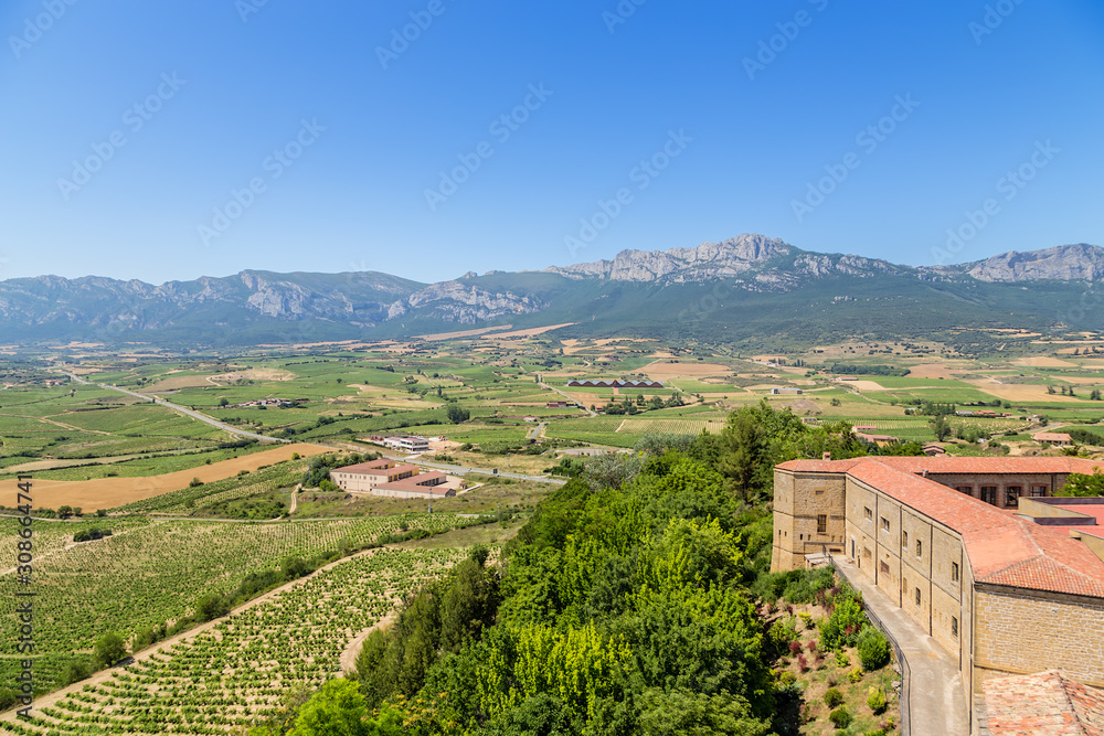 Laguardia, Spain. Scenic view of the surroundings