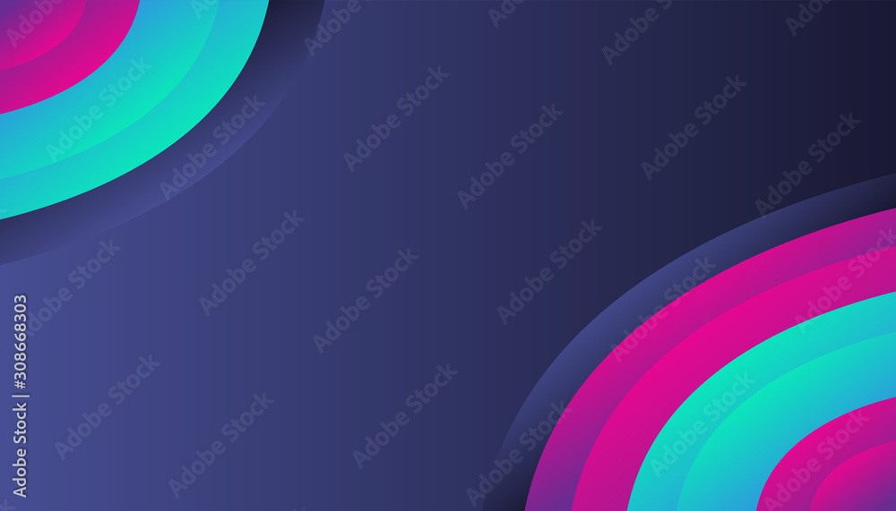 Obraz premium Modern abstract gradient background template, trendy shape shiny composition, for business corporate, brochure, flyer, wallpaper, banner, presentation, advertising