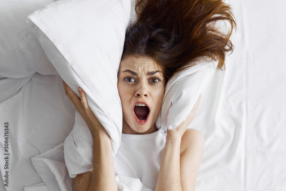 Fotografie woman in bed