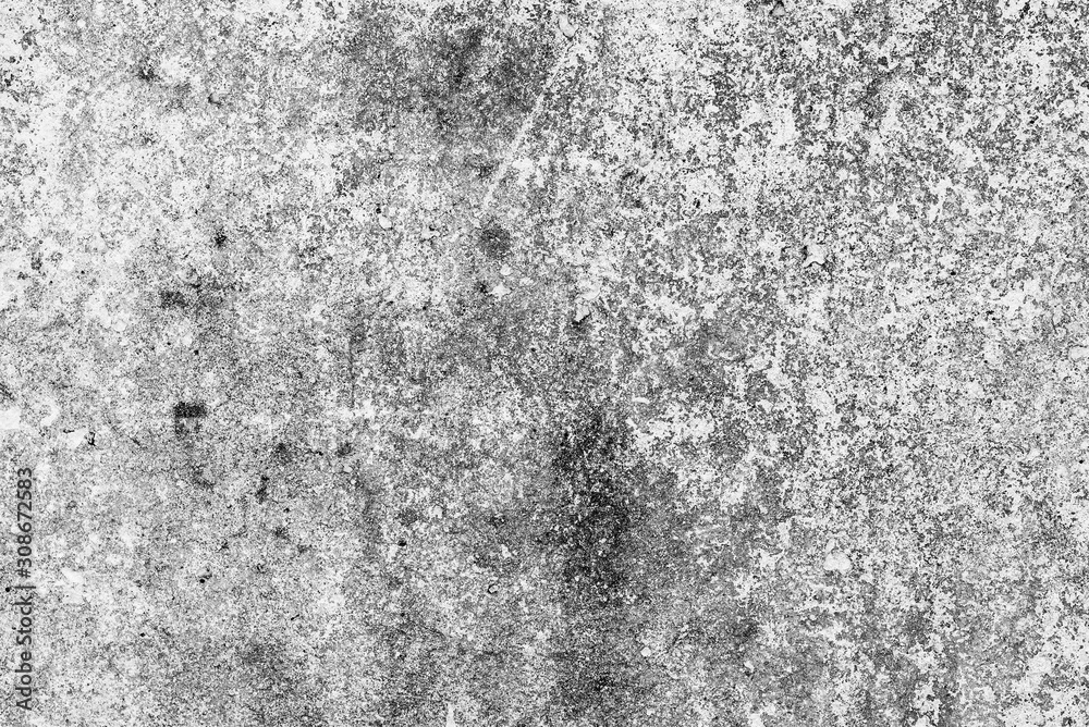 Fototapeta premium Texture of a concrete wall with cracks and scratches which can be used as a background