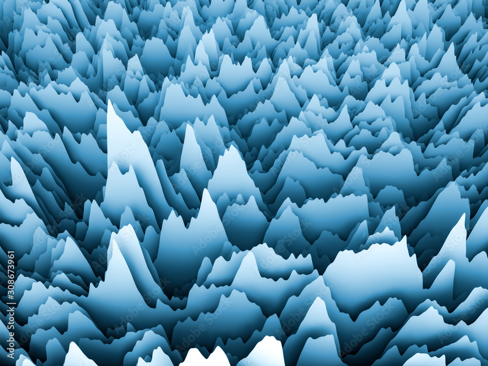Obraz premium Blue 3D Background