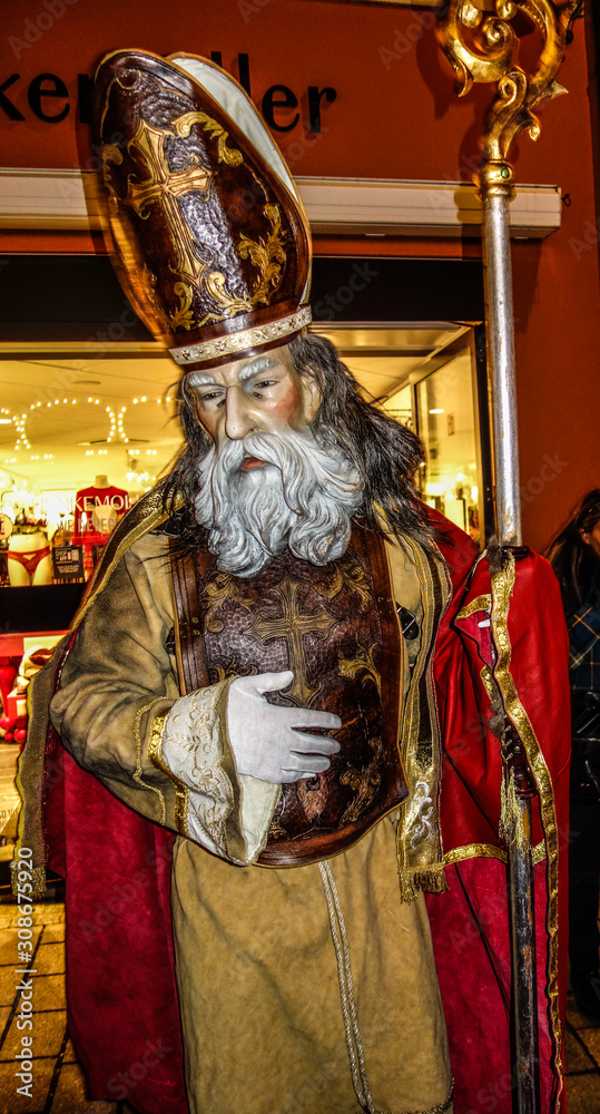 Obraz premium Perchten Krampus-Lauf in Bad Tölz