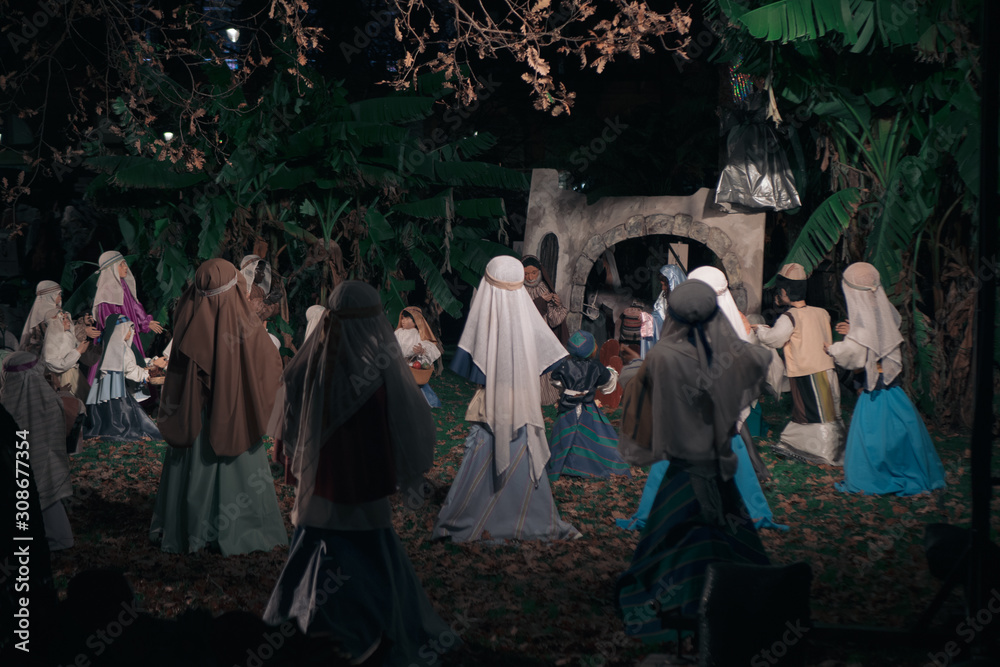 custom made wallpaper toronto digitalRepresentación de un belén