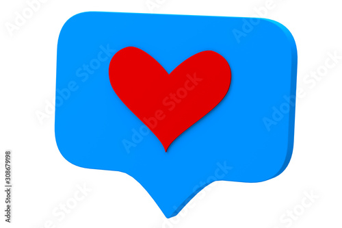Like red heart icon on a blue pin isolated on white background. Social media Like symbol. 3d rendering Free Download Like red heart icon on a blue pin isolated on white background. Social media Like symbol. 3d rendering - GFXLoad