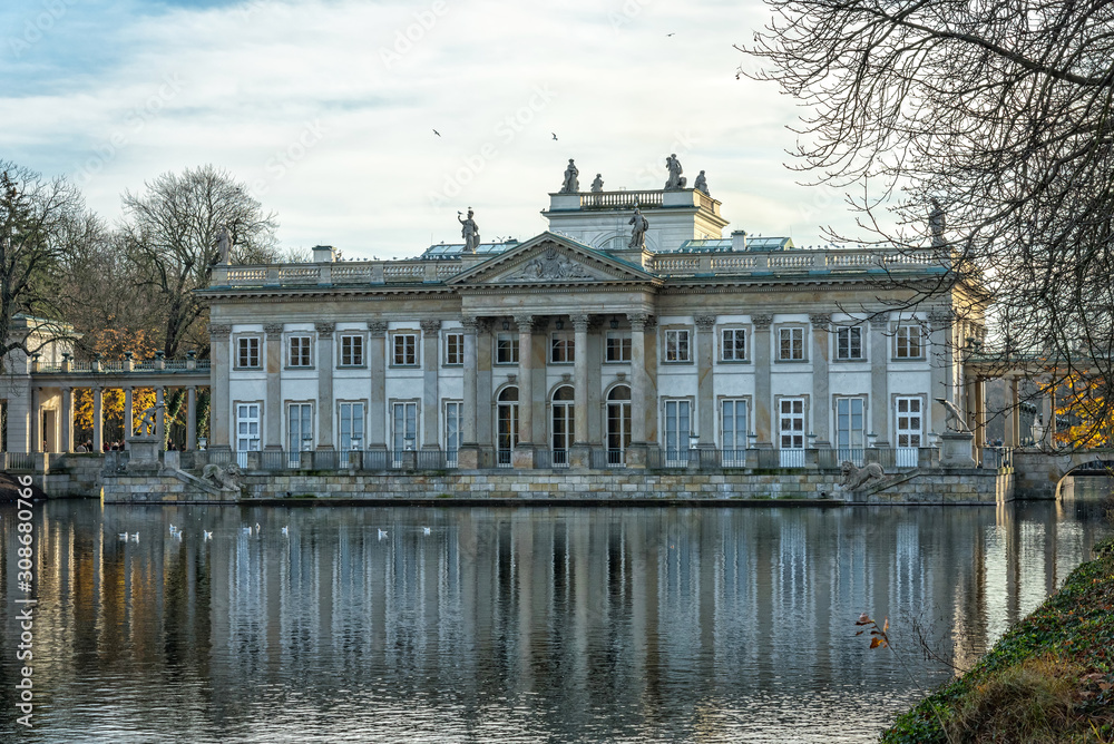 Palace on the island - Royal Baths in Warsaw