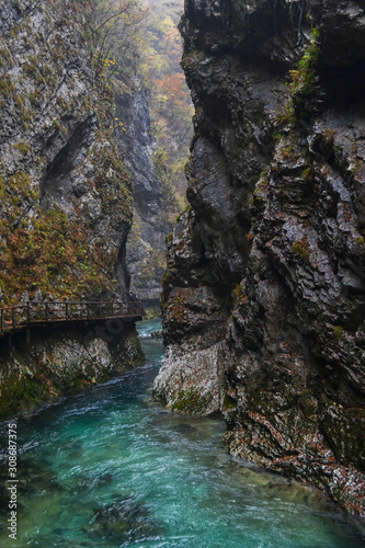 Vintgar gorge in Slovenia