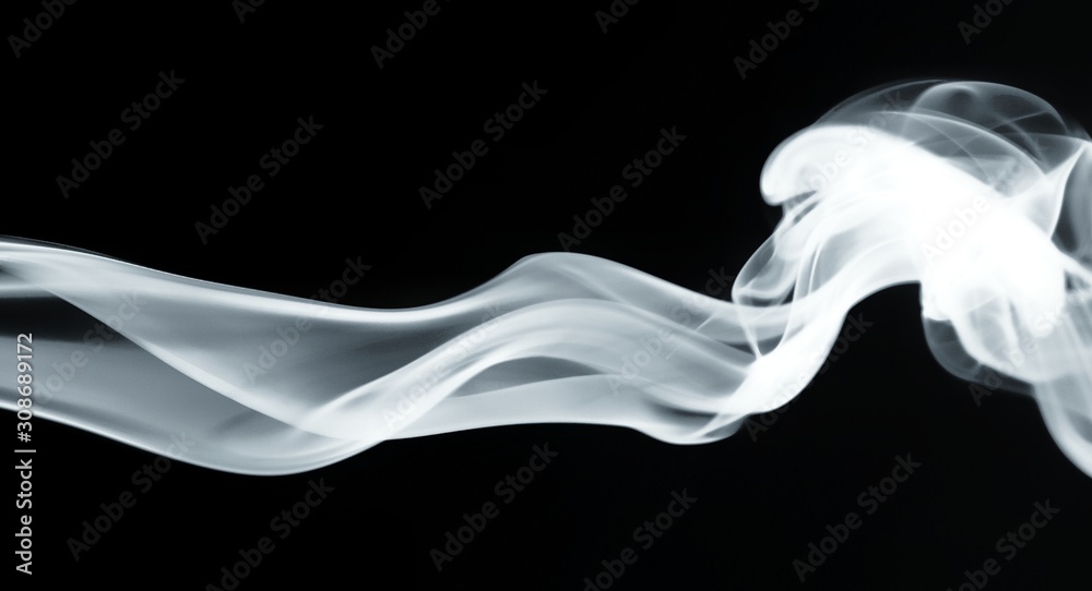 Fototapeta premium abstract smoke on black background