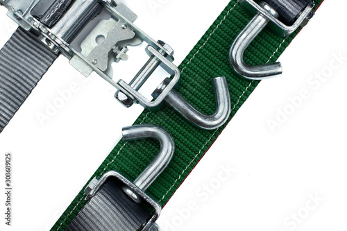 Slika na platnu Ratchet tie down / straps for cargo / lashing straps