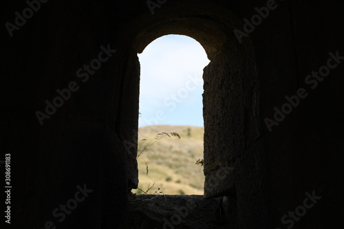 different views of the ruined medieval church in Armenia © Marat